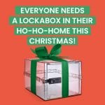 Lockabox One Christmas | storage box with lock - combination lock box