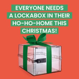 Lockabox One Christmas | storage box with lock - combination lock box